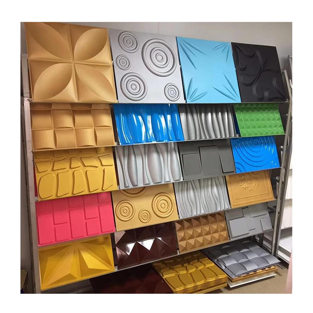 Embossed PVC 3D Decorative Wall Panel for Background Walls