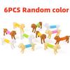 Cute 6/12PCS Stretchable Dog Toy Telescopic Spring Animals Sensory Stress Relief Durable Squeeze Interactive Pet Puzzle Toy