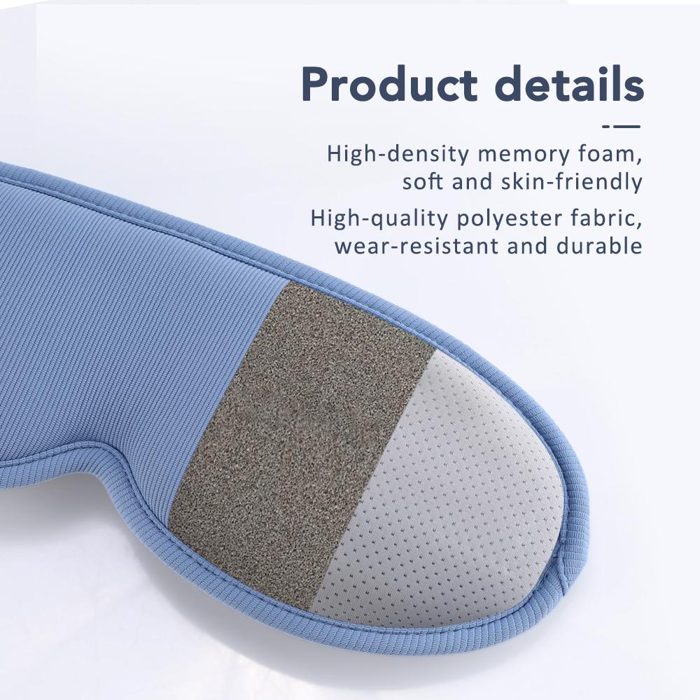 3D Eye Mask For Sleeping Wireless Electric Graphene Heating Vibration Eye Massager Anti Dark Circles Puffiness Fatigue Relief