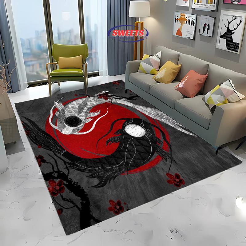 

Древнее китайское секретное искусство Ковер Тай Чи, Коврик для гостиной, спальни, дивана, кухни, придверный коврик, декор, детский нескользящий, прочный коврик для пола 40x60cm (16x24in)