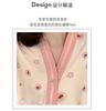 Pajamas women's summer bubble cotton yarn thin short-sleeved trousers cute cartoon Korean version flower summer loungewear two-piece set