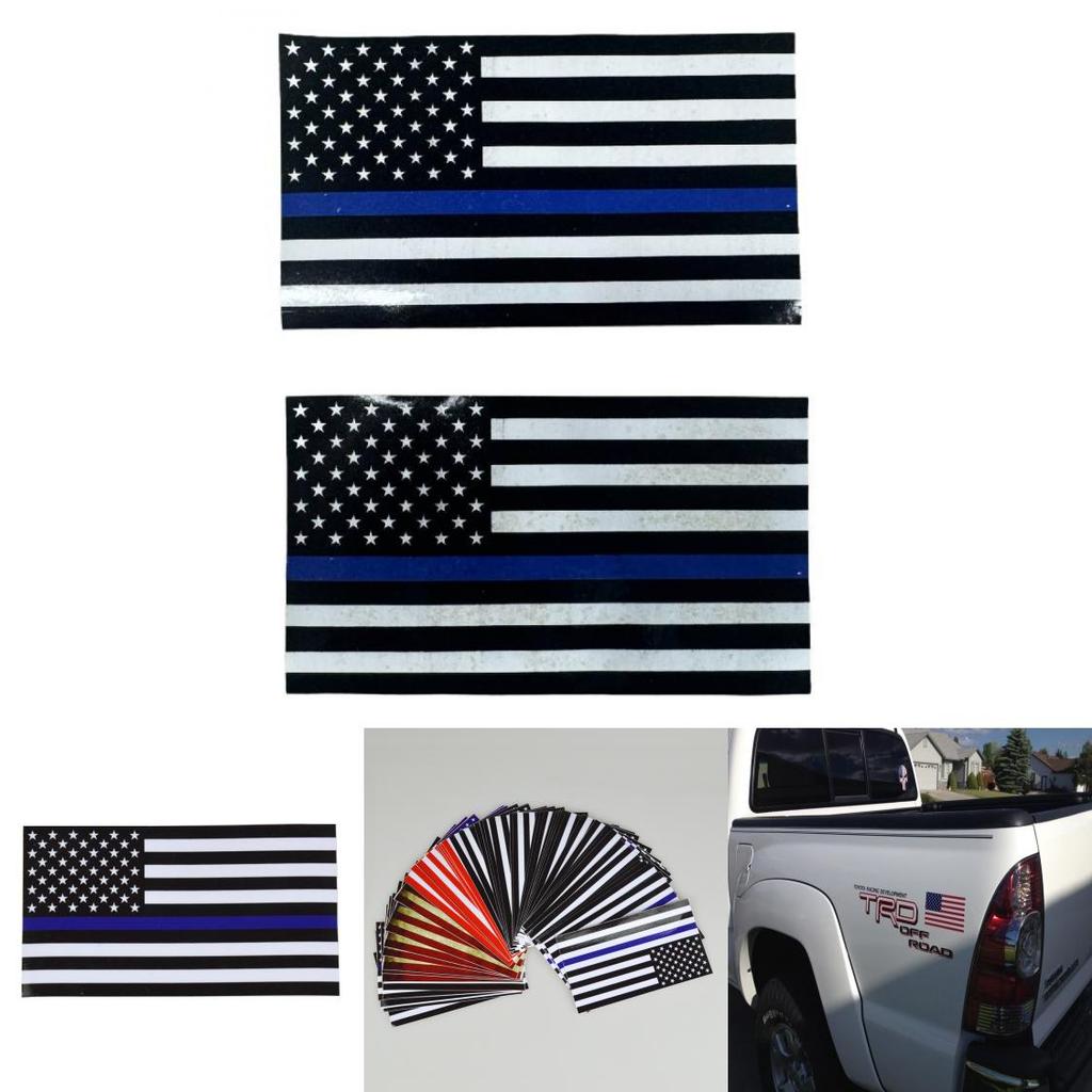 Us Flag Car Sticker Pvc Reflective Decal For Vehicle Decor And Customization
