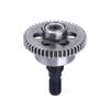 2Pcs Gear Parts For Lawn Mowers 47 Groove Lawn Mower Gears Incl Shaft Incl Pinion Set