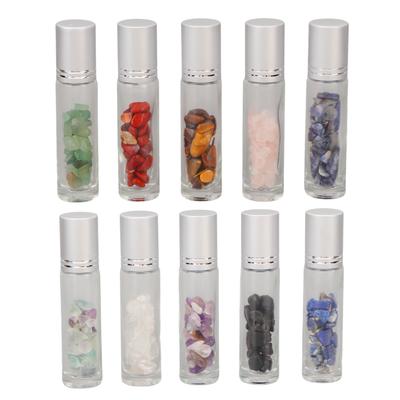 10 Stück Ätherisches Öl Rollflasche Auslaufsichere Transparente Glasflasche DIY für Massage