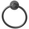 Round Towel Ring Holder Space Aluminum Wall Mount Durable Bath Towel Holder Kitchen