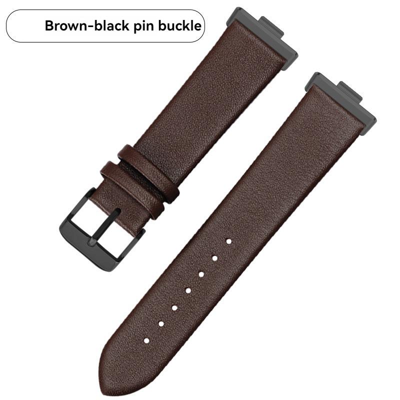 For Huawe Watch Fit3 Fit4 Leather Strap Sports Fit 3 Smart Watch Fit 4 Pro Wristband Ultra-thin Plain Cowhide Watch Chain