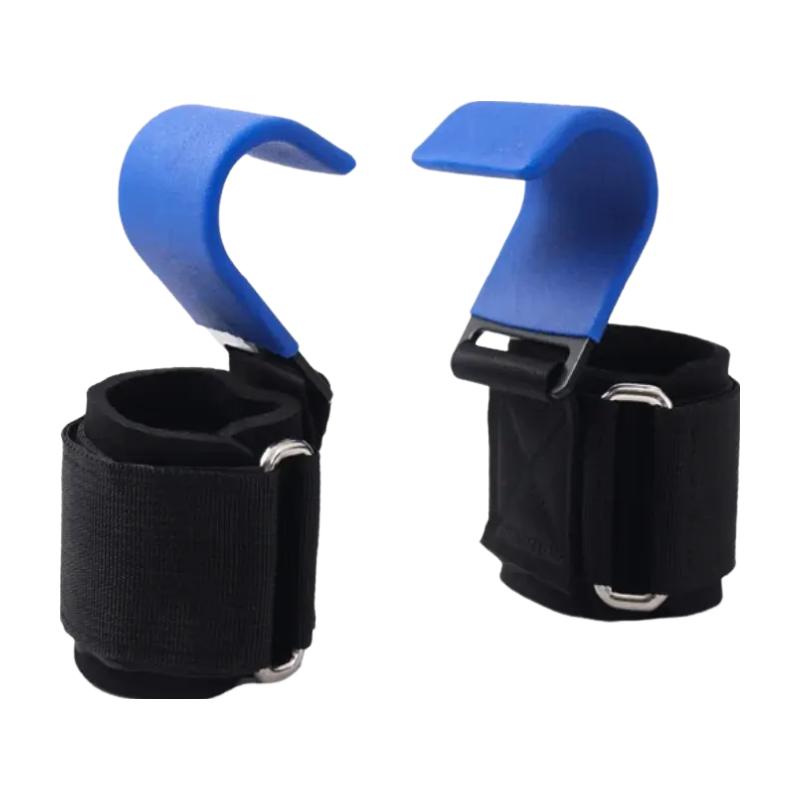 2Pcs Non-Slip Weight Lifting Hooks Premium Straps for Deadlift Pull Up Exercise Fitness Training