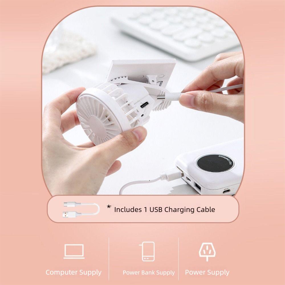 Adjustable Clip On Mini Fan Low Noise Mini Solar Powered Fan Convenient Portable Solar Fan Camping