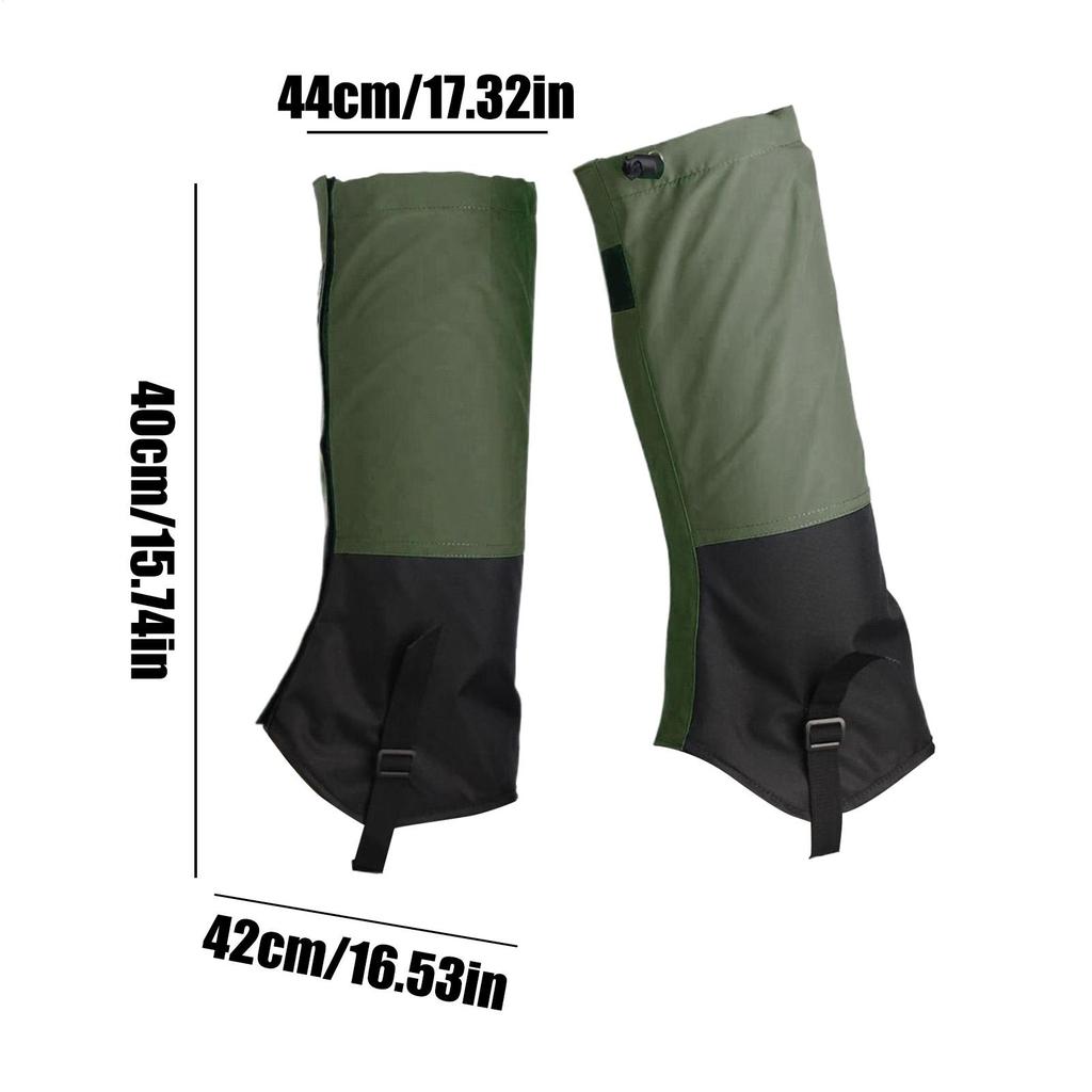 Leg Gaiters For Men Waterproof Boot Gaiters For Hiking Adjustable Leg Protector For Men Women Summer Wading Running Winter