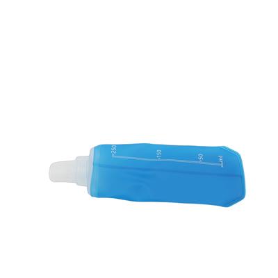 2 Piezas Bolsa Suave TPU Plegable Antifugas Botella de Agua Suave con Tapa para Ciclismo Running Senderismo Hidratación