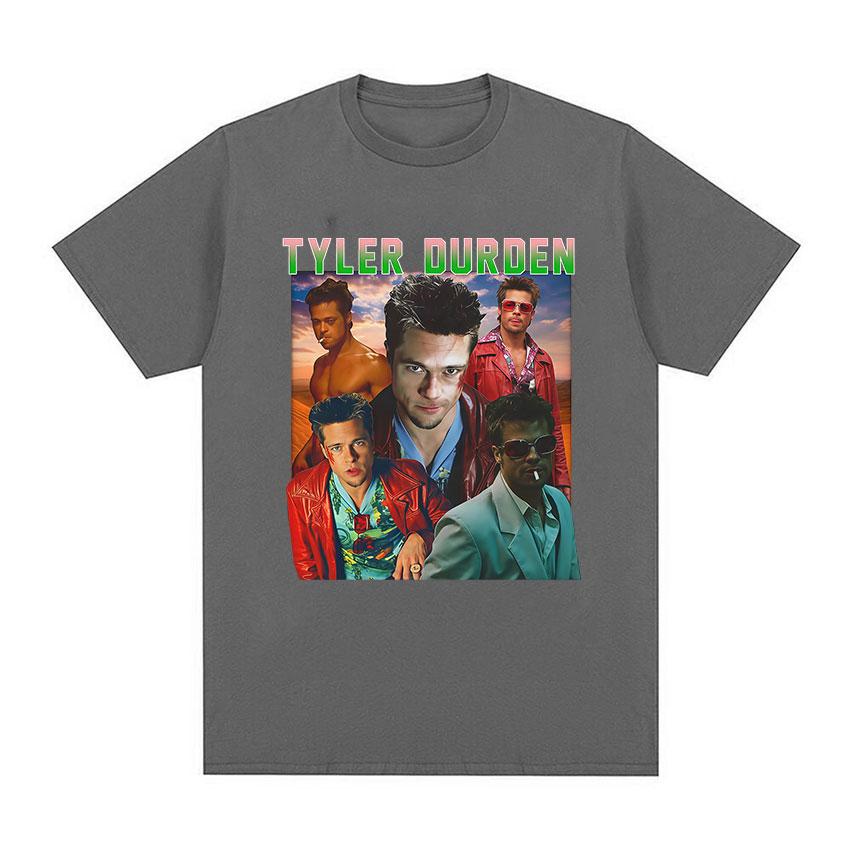 Tyler Durden Vintage Graphic T Shirt Women Gothic Fashion Short Sleeve Tshirts Casual 100 Cotton Oversized Tshirt Streetwear