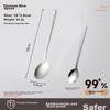 Suncha Titanium Healthy Stainless Steel Spoons, High-End Exquisite Tablespoons for Home Use, Long-Handled Deep Soup Spoons, Set of 2