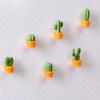 1 Set Schattige Koelkastmagneten Vetplant Magnet Knop Cactus Koelkast Berichtensticker Magnet Home Decor Keukenaccessoires