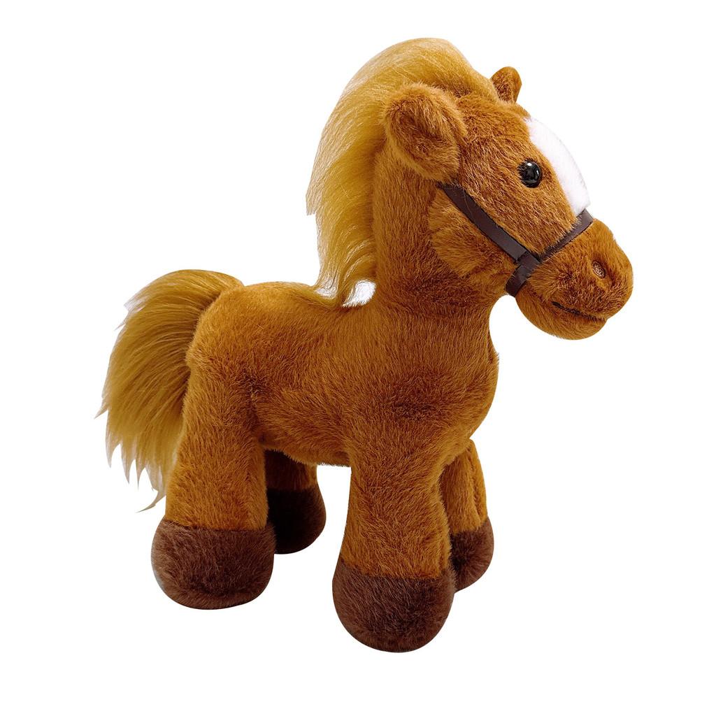 Plush Horse Toy With Short Pile For Kids And Home Decor