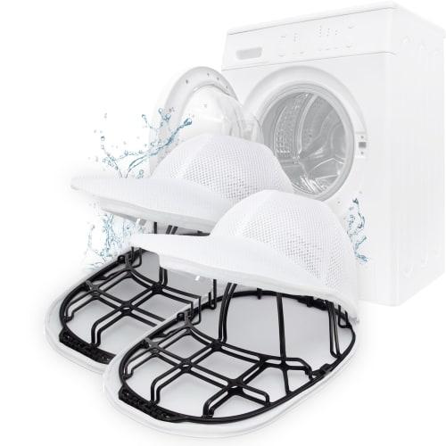 Raisme Cap Washer, Set of 2, Includes Protective Hat Washing Bag, Shape-Retaining, Machine Washable, Fully Washable, Hanging Storage, Baseball Cap Cle