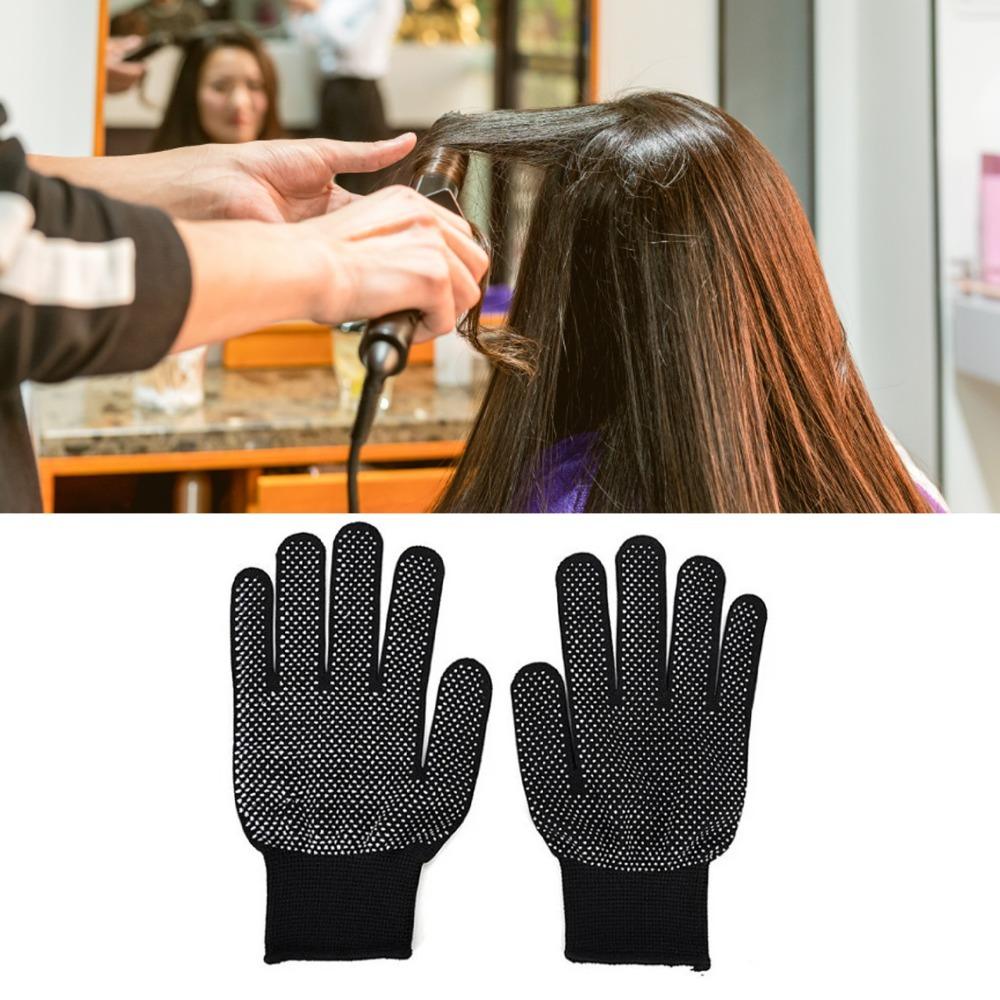 Professional Heat Avoid Gloves Non-Slip Curling Iron Gloves Heat Proof Gloves Salon Use