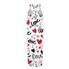 Women's  Overalls  Print Vintage Jumpsuit ,Non,Adjustable Straps,