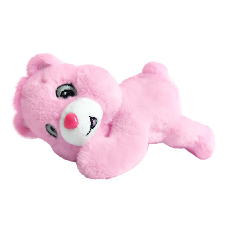 Adorable Plush Bear Refrigerator Magnet Cute Animal Novelty Rainbow Bear Toy Phone Stand