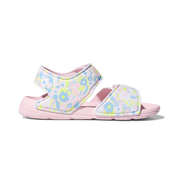 adidas Altaswim C Synthetic Leather Slip Resistant Abrasion Resistant Children's Sandals Pink Blue Green EF0376