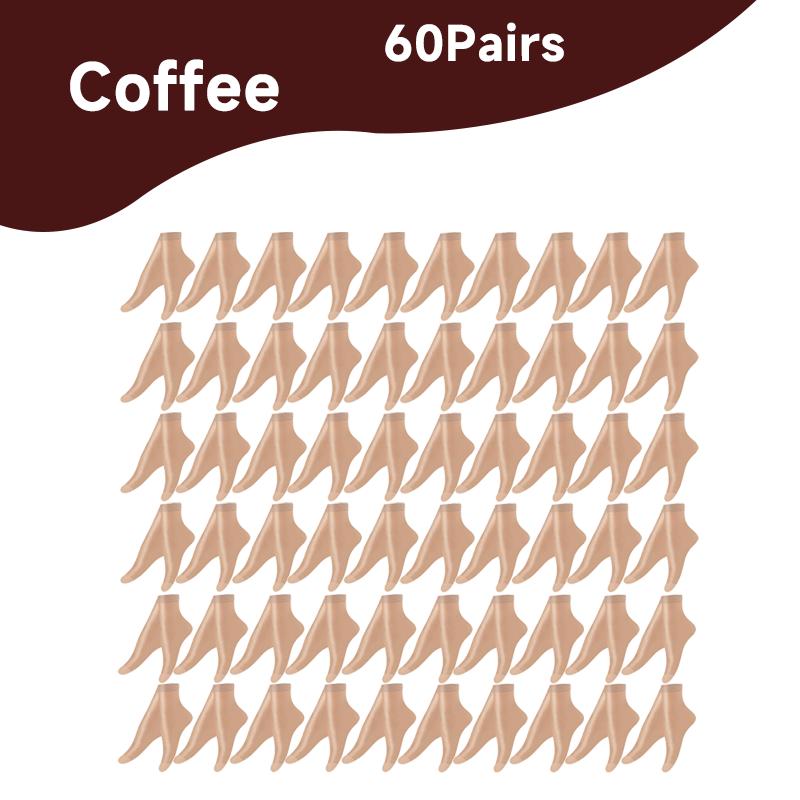 20-100Pcs Summer Socks Skin Color Transparent Ultrathin Women Crystal Silk Socks Nylon Ladies Female Summer Short Ankle Meias