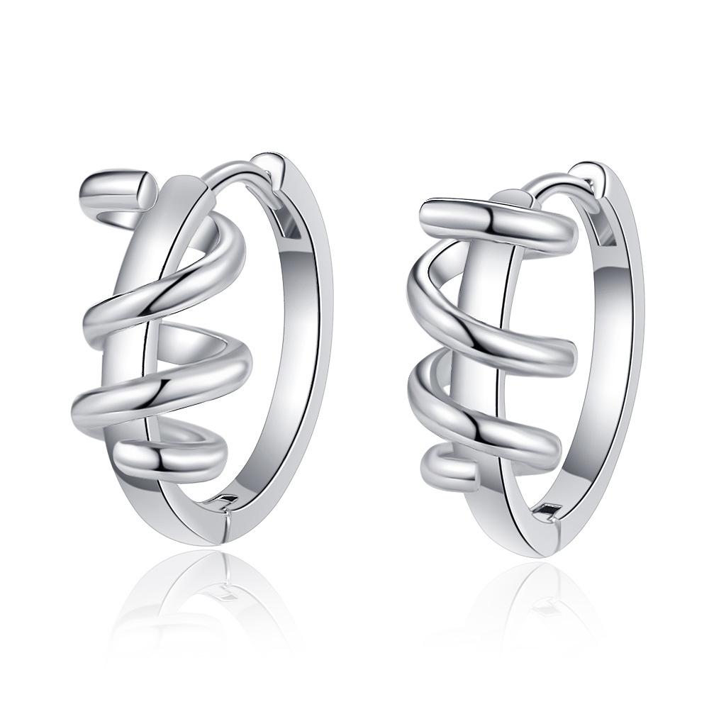 New 925 Sterling Silver Heart Stud Earrings For Women High Quality Exquisite Student Girlfriend Jewelry Accessories Heart Gift