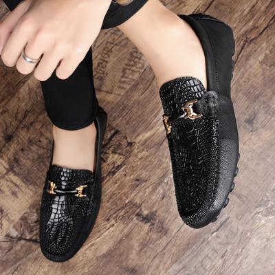 Men Loafers Shoes Spring Summer Fashion Boat Footwear Man Brand Genuine Leather Moccasins Slip On Men Shoes Men's Casual Shoes