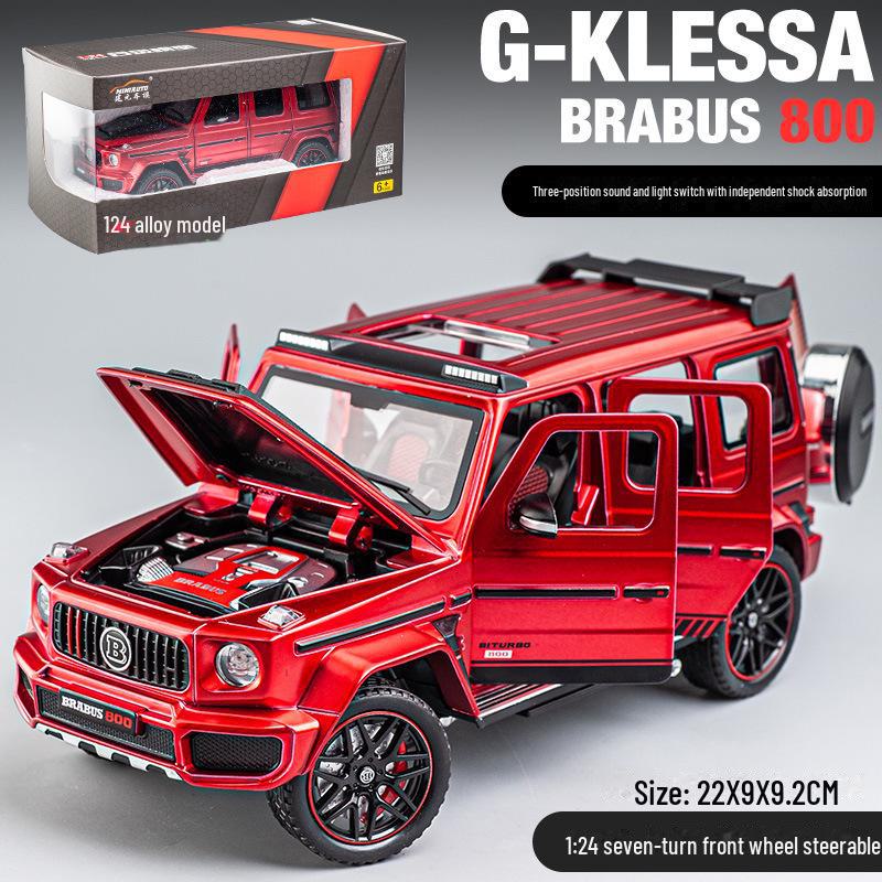 Mercedes-Benz G-Class Brabus 1:24 Off-Road Alloy Model Car Toy