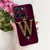 For Motorola Edge 70 Fusion Royal Crown Initial Letter Phone Case For Motorola Edge70 Fusion 5G XT2605 Black Silicon Soft Bumper