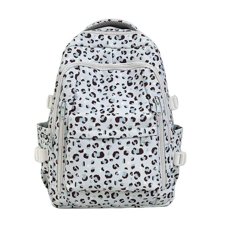 Schultasche Schultasche Nische Mädchen Mittelschüler Mehrfarbig Leopardenmuster 1011 Neuer Rucksack Hoher Wert Leicht Große Kapazität Rucksack