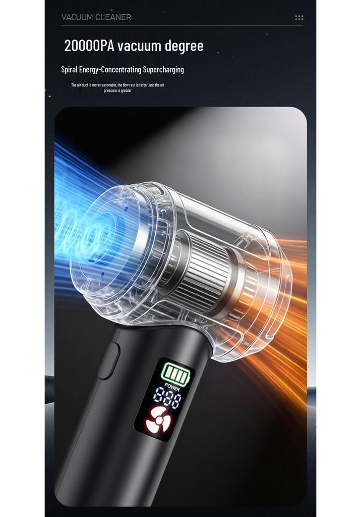 Portable Handheld Wireless Car Vacuum Cleaner with Super Strong Suction
