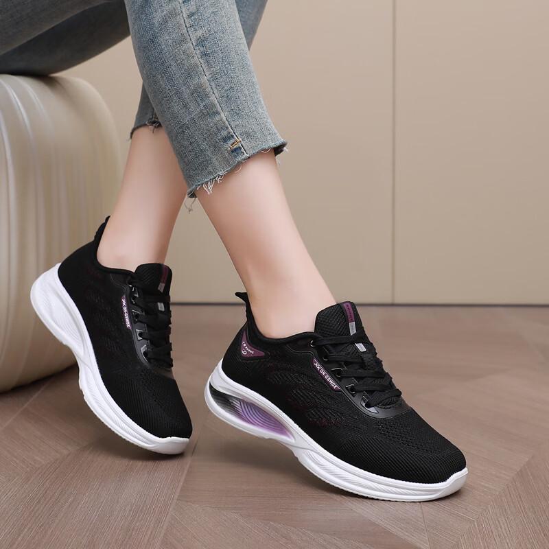BURUIJING Women s Old Beijing Style Casual Walking Shoes 37 чёрный