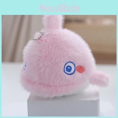 Lovely Cartoon Sea Creatures Plush Keychain Essential For Kids And Adults