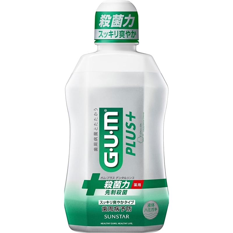 

gum plus dental rinse Clean and refreshing type 450mL Quasi-drugs