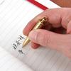 Camping Brass Writing Instrument Luxurious Fine Body Solid Portables Hiking Pen for Travel Essential