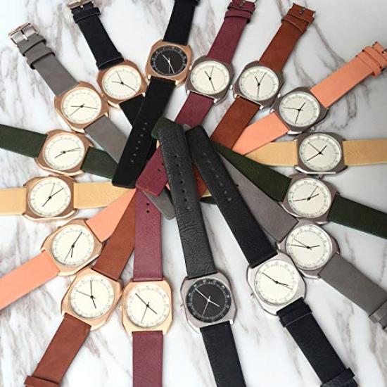Rio Grande Square Plate Design Watch, Silver Frame, Silver Dial, Gray Band, ZM-WATCH4999-SVWHGY