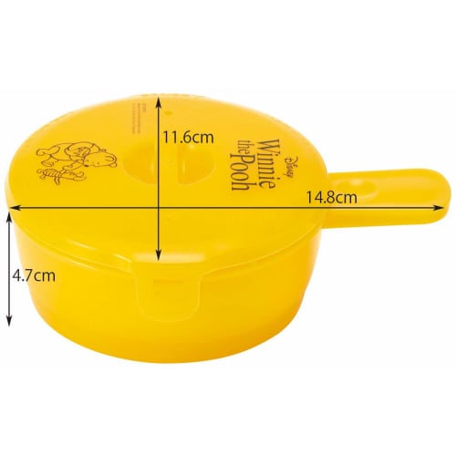 Skater Microwave Cooking Supplies Fried Egg Manufacturer Winnie the Pooh Disney 210ml Made in Japan RMD1