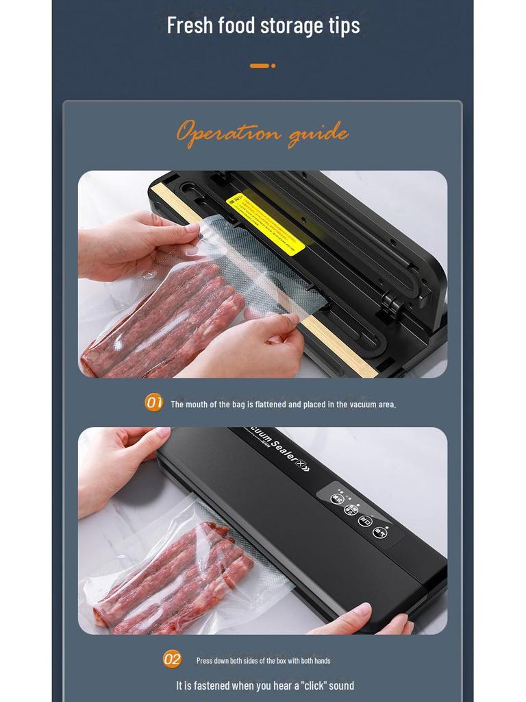 Aparat de etanșare cu vid umed/uscat portabil pentru conservarea alimentelor