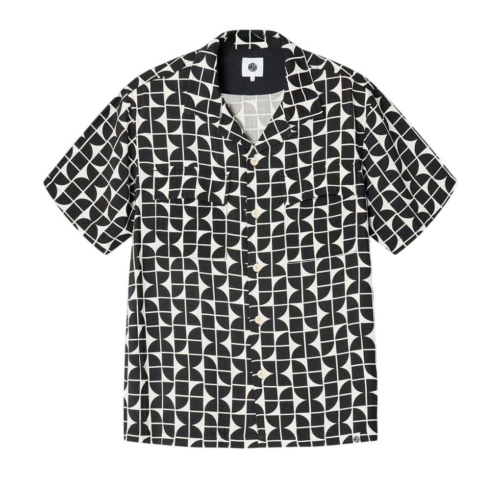 Pretty Green Mens Bauhaus Regular Short-Sleeved Shirt