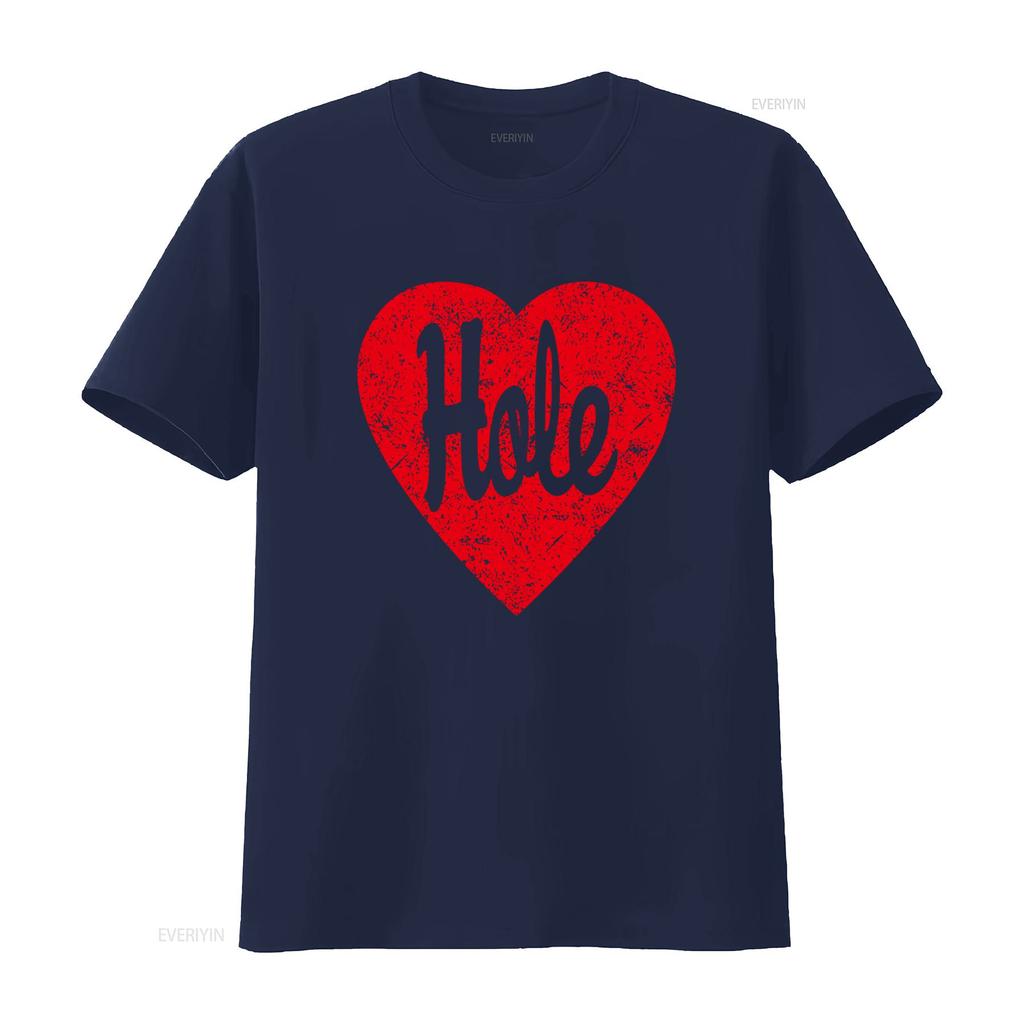 Hole Alt Rock Band Vintage Red Heart Logo T Shirt American Alternative Grunge Music Group Concert Tour vintage Washed