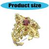 Vintage Rings Gothic Dating Jewelry Alloy Texture Comfortable Rings Suitbale for Adding a Touch of Color to Any Looks