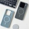 For Xiaomi Mi 15 Ultra 15pro Mi 14 Magnetic Alloy Lens Wireless Charging Cover Hollow Honeycomb Mesh Cooling Magsafe Phone Case