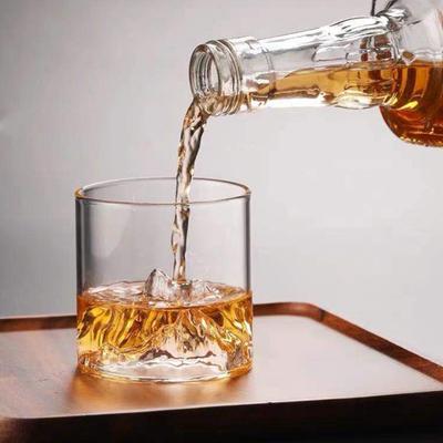 Verres à whisky japonais de montagne (1/2/4 pièces), verres transparents de 200/300 ml pour bière, eau, cocktails et boissons, parfaits pour les fêtes et les bars.