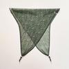 Retro rhombus triangular silk scarf strap fart curtain women's spring and summer fashion versatile stacked wear go out decorative jeans accessories