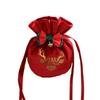 Velvet Drawstring Bags Christmas Gift Bag Jewelry Pouches for Wedding Favors