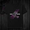 Black Panther Avengersstyle Shortsleeved Tshirt Unisexs and WOMENs Pure Cotton Sporty Casual ShortSleeved Tshirt