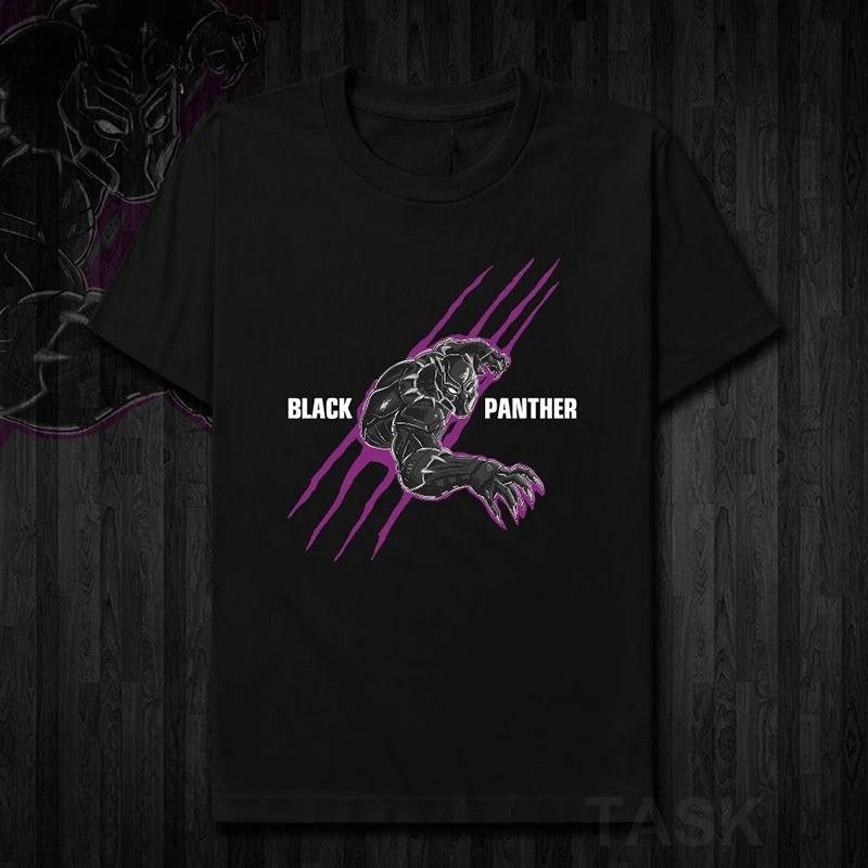 Black Panther Avengersstyle shortsleeved Tshirt Unisexs and WOMENs Pure Cotton Sporty Casual ShortSleeved Tshirt 2XL