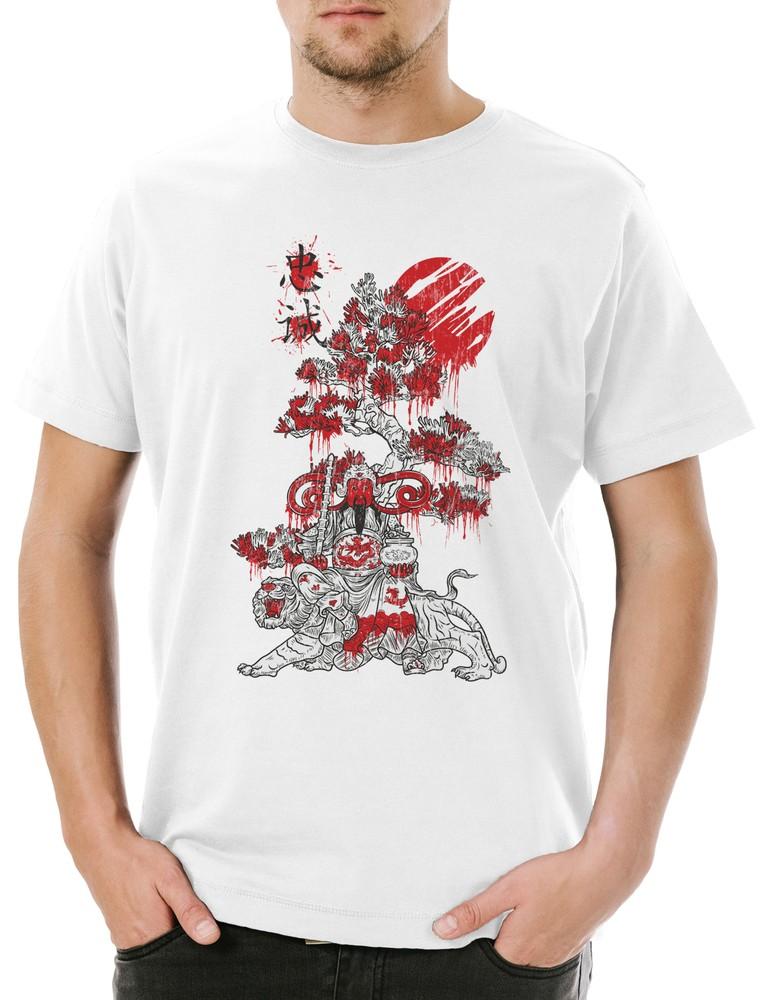 

Bloody Asian Emperor Mens T-Shirt Emperor Japan Tattoo Asia Asia Kingdom Art 3XL
