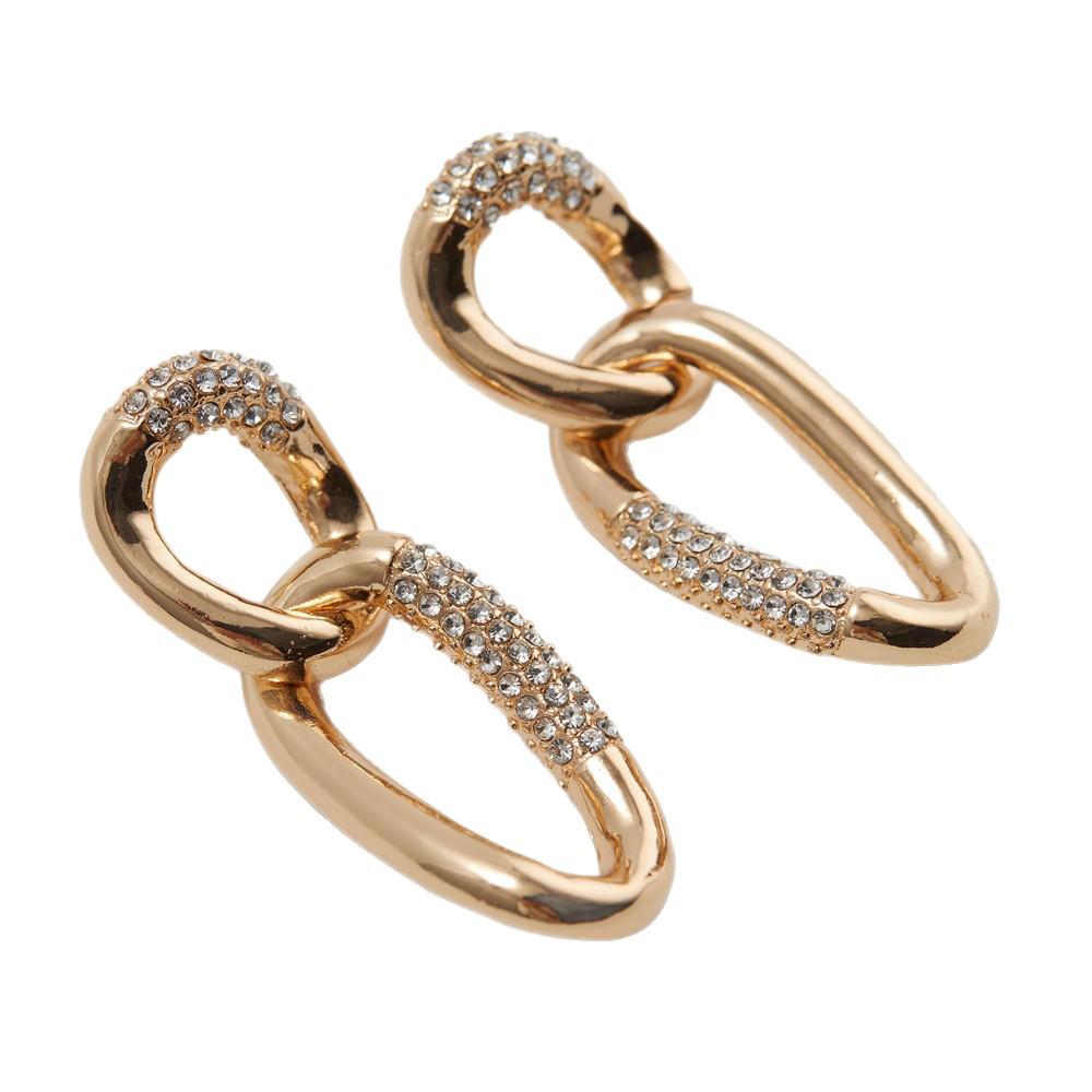 European & American Fashion Stud Earrings: Light Luxury, Niche Design, Versatile Cubic Zirconia Ornaments