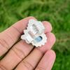 Wedding Gift For Her 925 Silver Natural Larimar Multi Stone Adjustable Ring