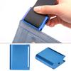 Aluminum Alloy Leather   Slicker Burnisher   Leather Craft Trimming Polishing Tool (Blue)